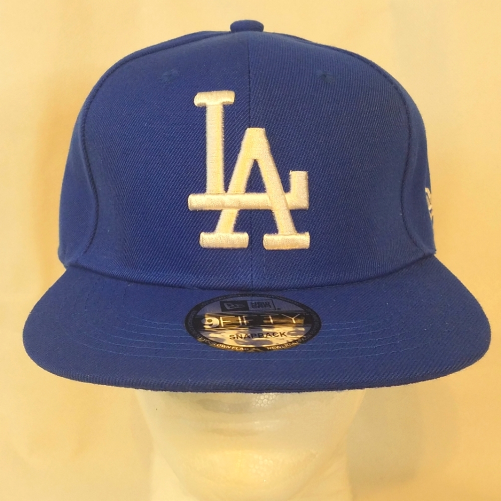 Mens 9FIFTY Brand LA Dodgers Snapback-Blue
